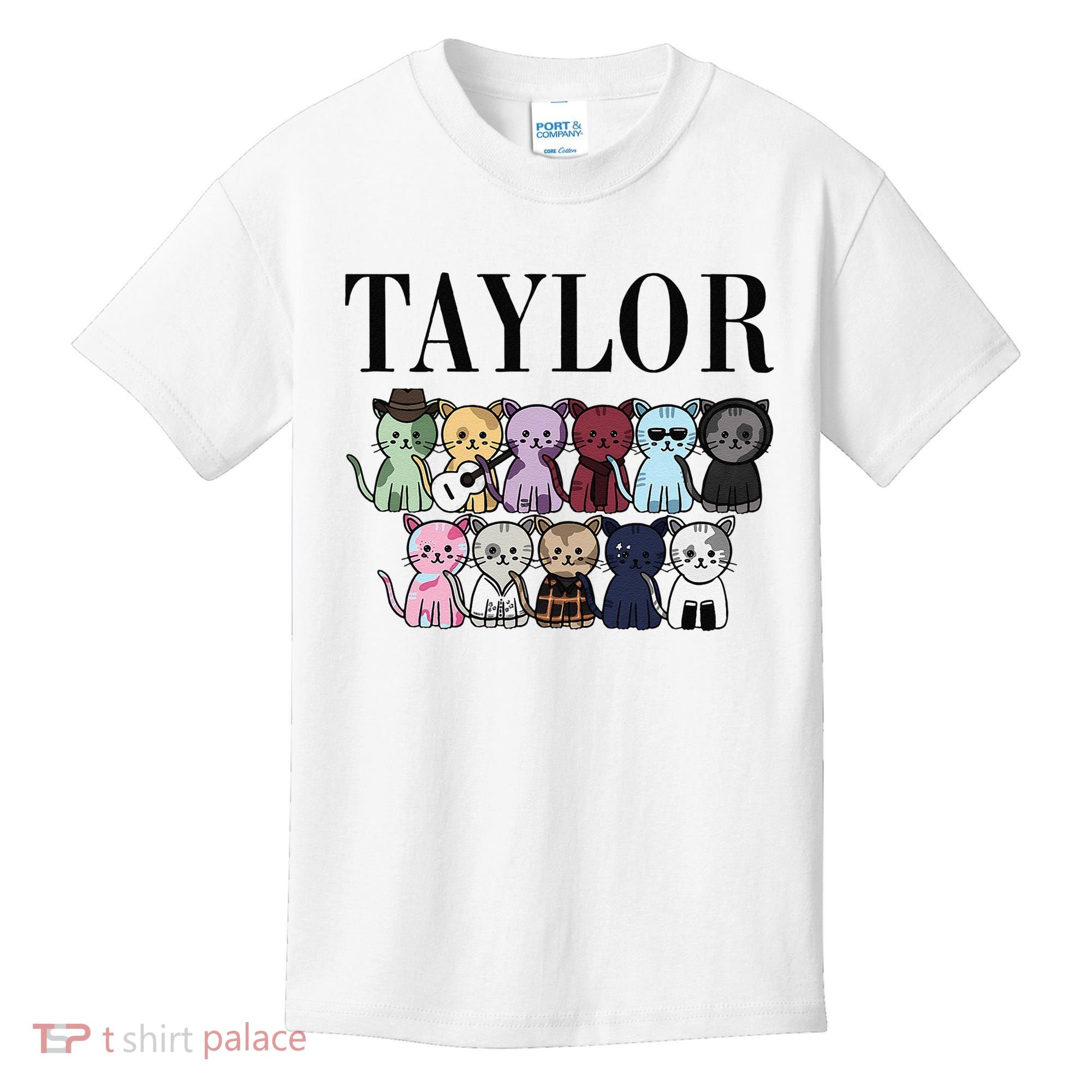 Girl Retro Taylor Groovy Birthday Gift Kids T-Shirt