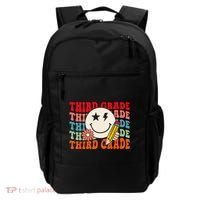 Groovy Retro Third Grade Back To School Students Teachers Backpack thumb 0