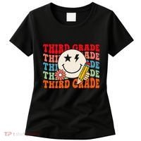 Groovy Retro Third Grade Back To School Students Teachers Women's T-Shirt thumb 0