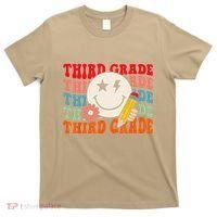 Groovy Retro Third Grade Back To School Students Teachers T-Shirt thumb 0