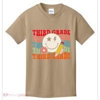 Groovy Retro Third Grade Back To School Students Teachers Kids T-Shirt thumb 0