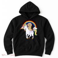Goldendoodle Riding Unicorn Hoodie thumb 0