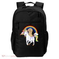 Goldendoodle Riding Unicorn Backpack thumb 0