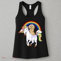 Goldendoodle Riding Unicorn Women's Tank Top thumb 3