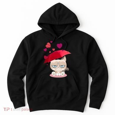 Grump Cat Valentines Day Hoodie