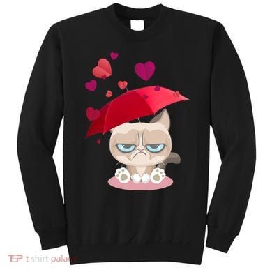 Grump Cat Valentines Day Sweatshirt
