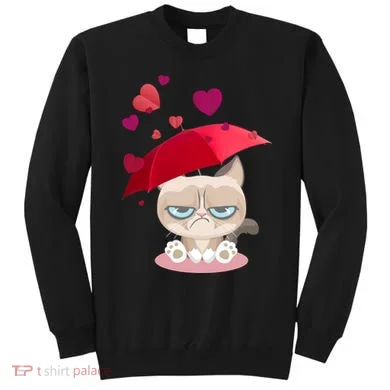 Grump Cat Valentines Day Sweatshirt