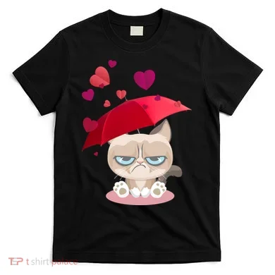 Grump Cat Valentines Day T-Shirt