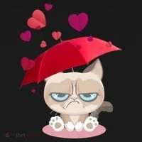 Grump Cat Valentines Day Bucket Hat thumb 4