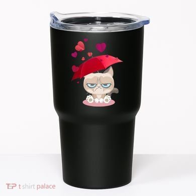 Grump Cat Valentines Day Tumbler