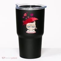 Grump Cat Valentines Day Tumbler thumb 0
