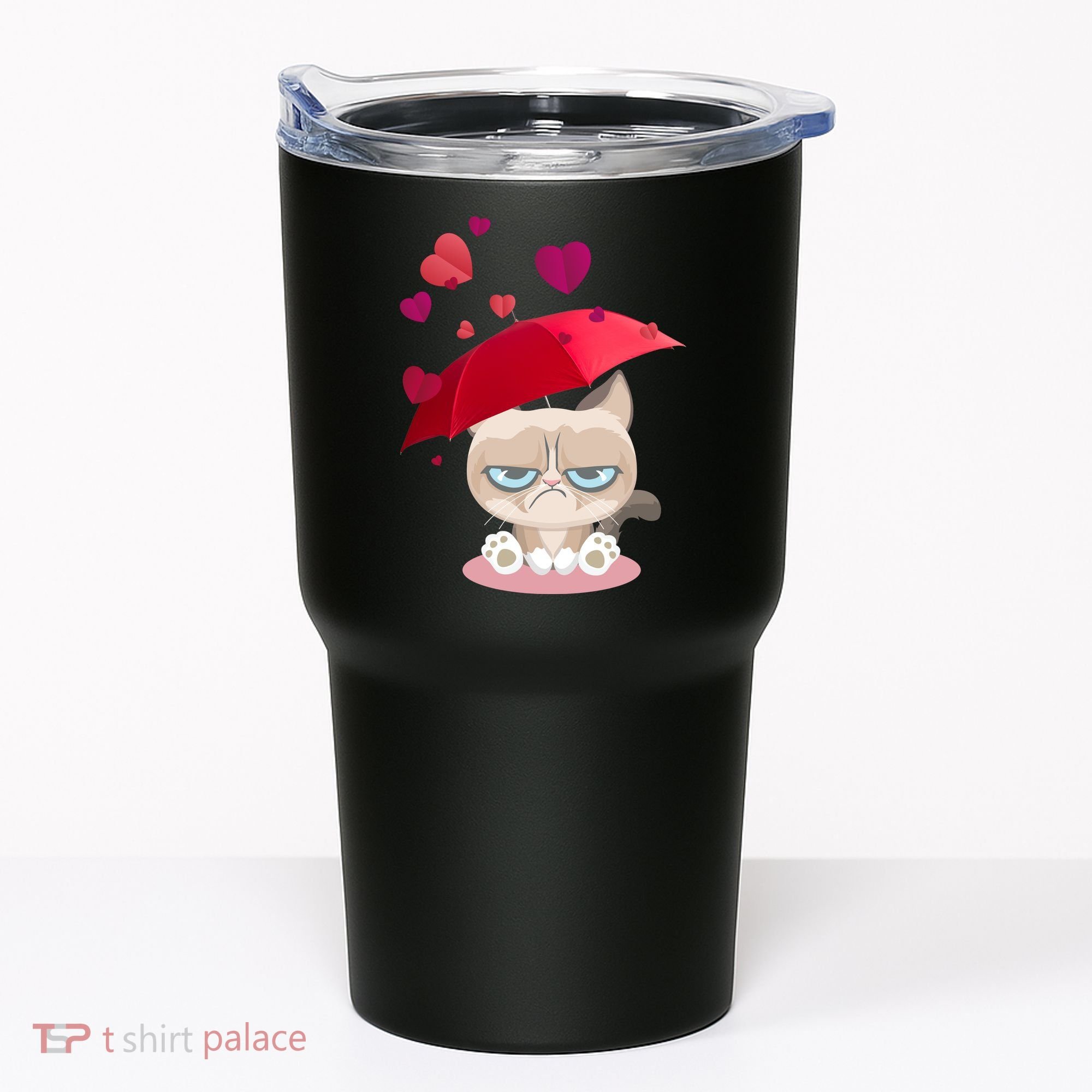 Grump Cat Valentines Day Tumbler