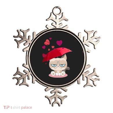 Grump Cat Valentines Day Ornament