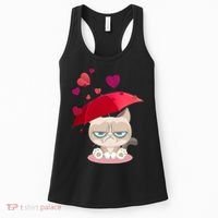 Grump Cat Valentines Day Women's Tank Top thumb 0