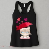 Grump Cat Valentines Day Women's Tank Top thumb 3