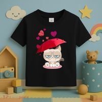 Grump Cat Valentines Day Toddler T-Shirt thumb 3