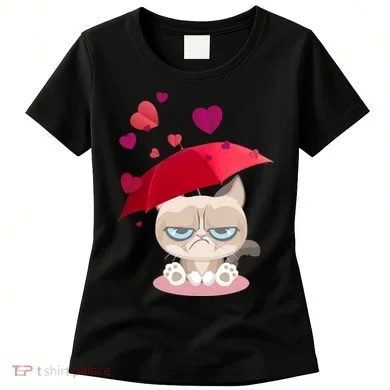Grump Cat Valentines Day Women's T-Shirt