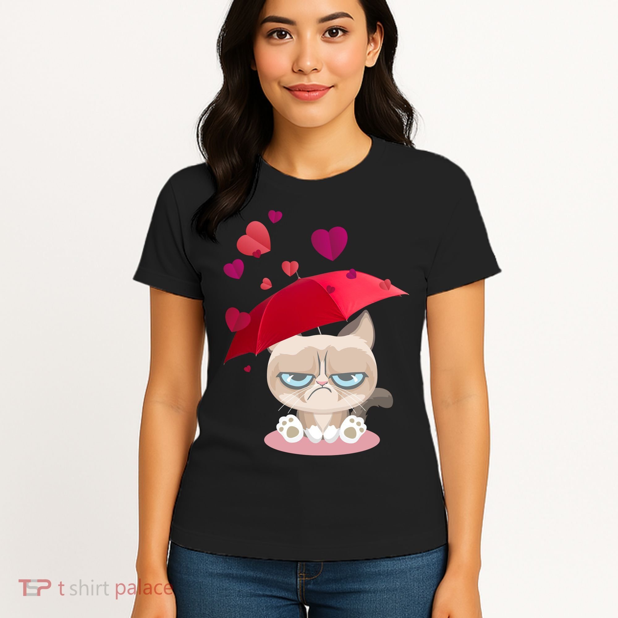 Grump Cat Valentines Day Women's T-Shirt