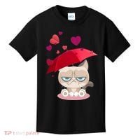 Grump Cat Valentines Day Kids T-Shirt thumb 0