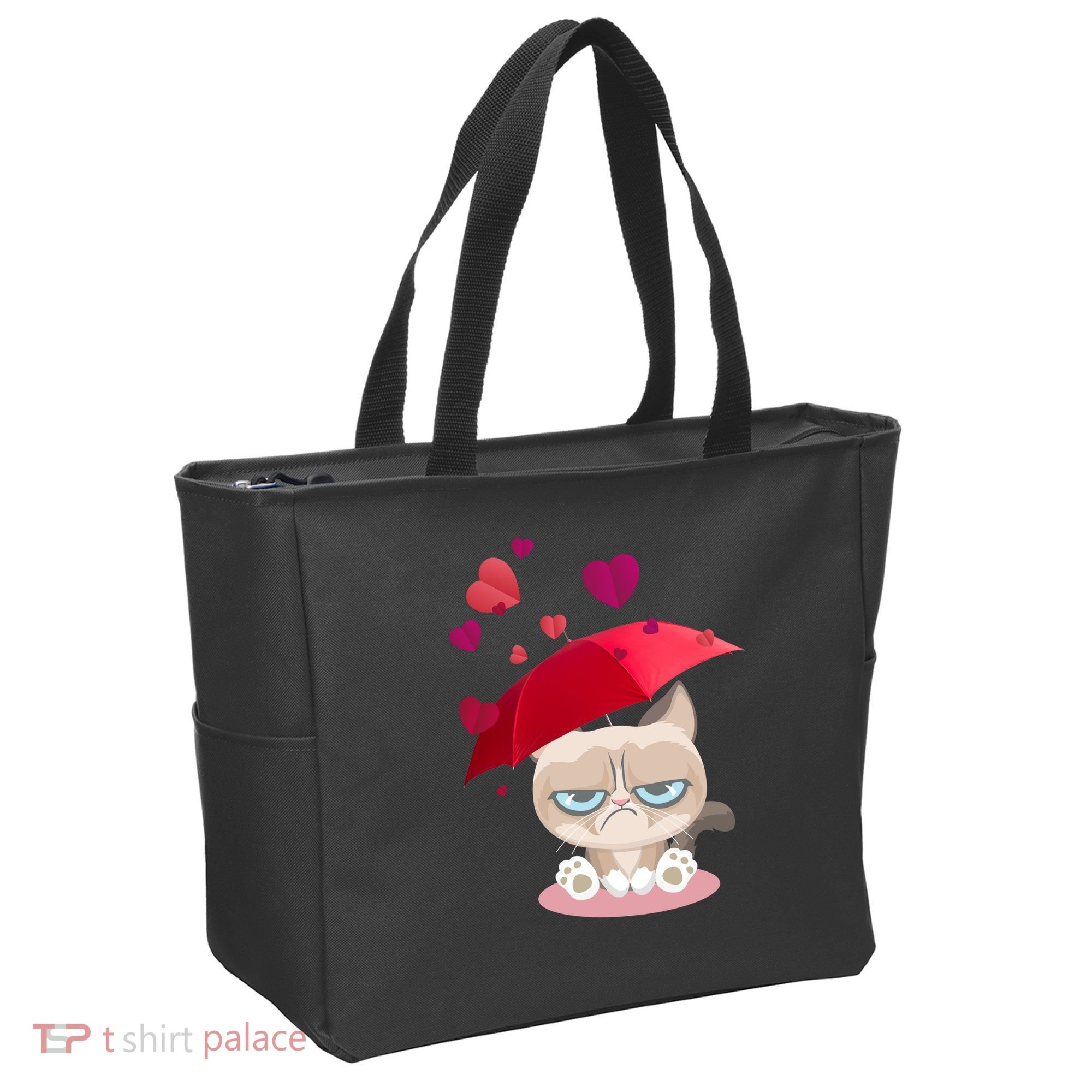 Grump Cat Valentines Day Tote Bag