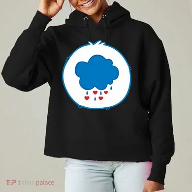 Grumpy Bear Costume Ladies Heavyweight Boxy Pullover Hoodie