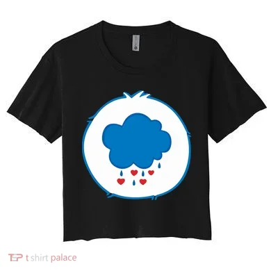 Grumpy Bear Costume Women's Crop Top Tee