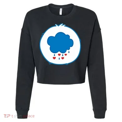 Grumpy Bear Costume Cropped Pullover Crew