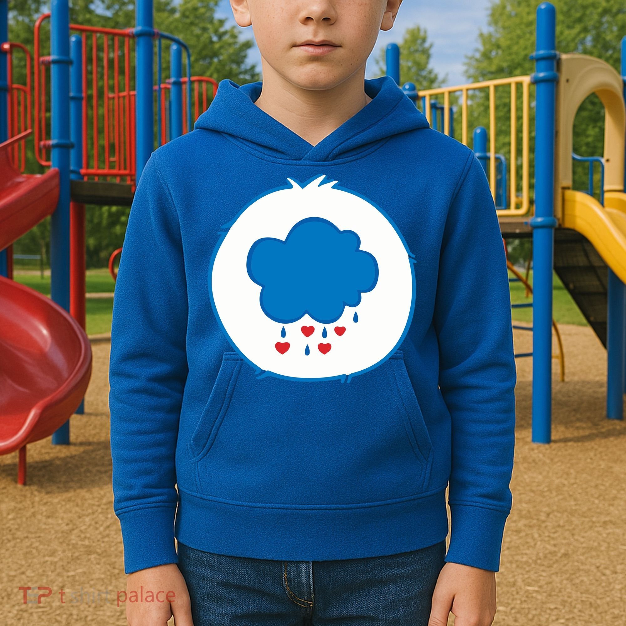 Grumpy Bear Costume Kids Hoodie