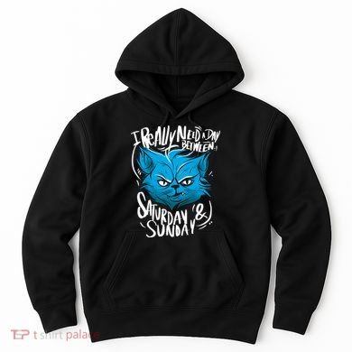 Grumpy Cat Weekend Funny Hoodie