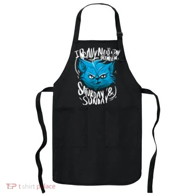 Grumpy Cat Weekend Funny Apron