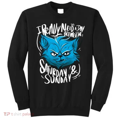 Grumpy Cat Weekend Funny Sweatshirt