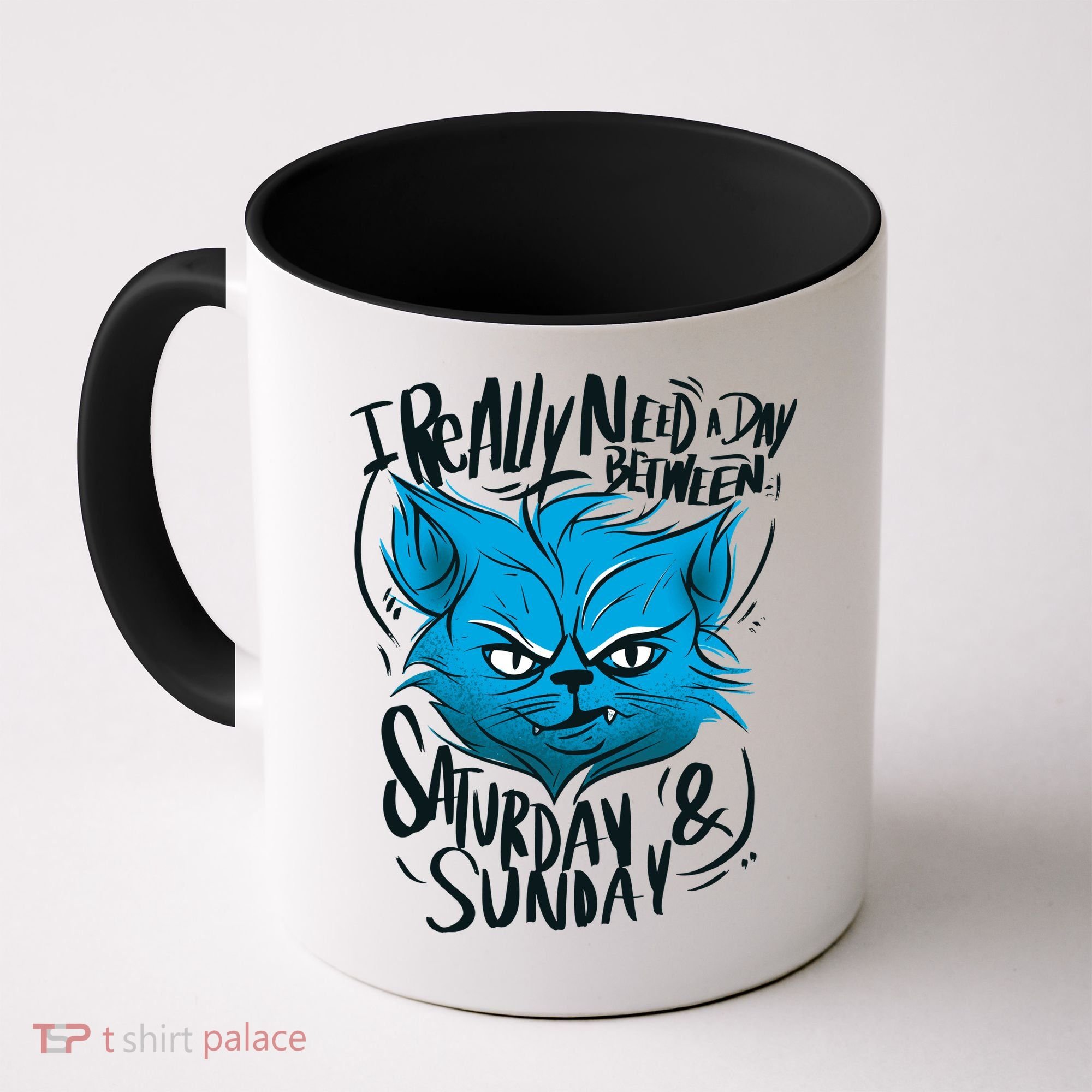 Grumpy Cat Weekend Funny Coffee Mug