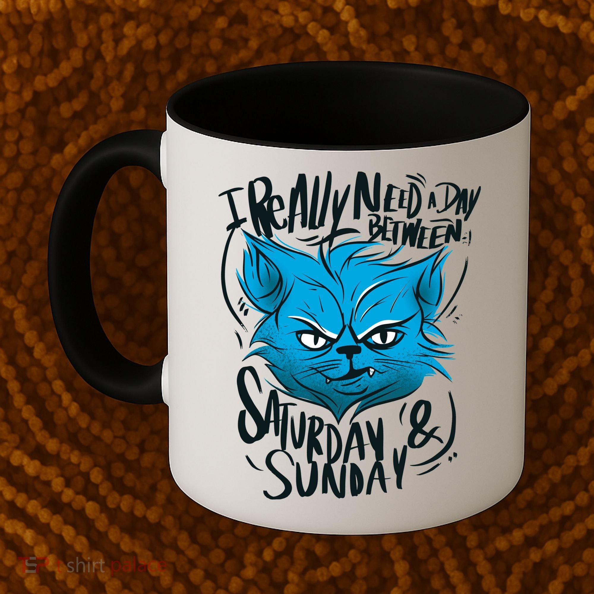Grumpy Cat Weekend Funny Coffee Mug