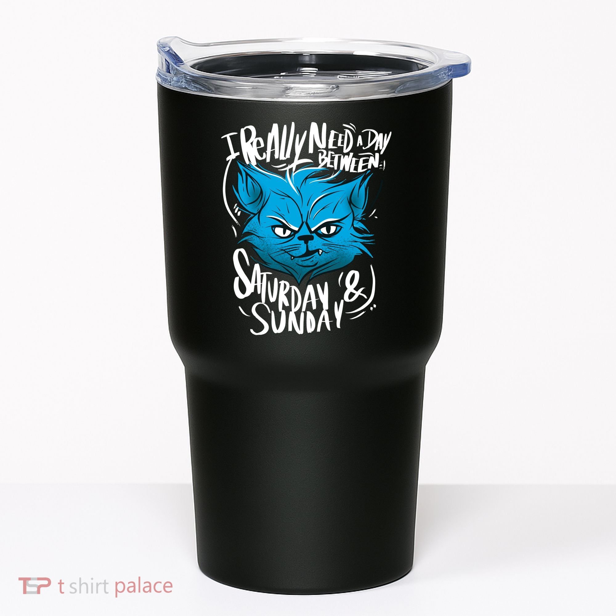 Grumpy Cat Weekend Funny Tumbler