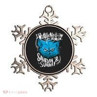 Grumpy Cat Weekend Funny Ornament thumb 0