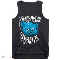 Grumpy Cat Weekend Funny Tank Top thumb 0