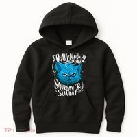 Grumpy Cat Weekend Funny Kids Hoodie thumb 0