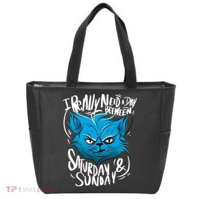 Grumpy Cat Weekend Funny Tote Bag