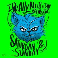 Grumpy Cat Weekend Funny Long Sleeve Shirt thumb 2