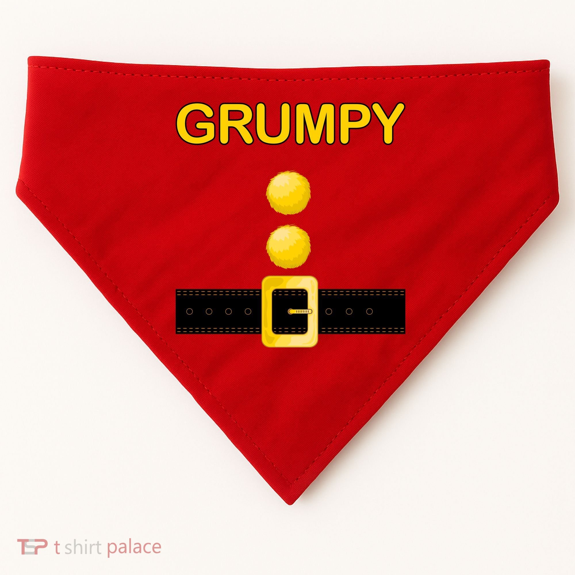 Grumpy Dwarf Costume USA-Made Doggie Bandana