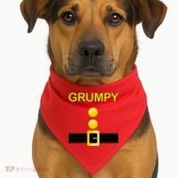Grumpy Dwarf Costume USA-Made Doggie Bandana thumb 1