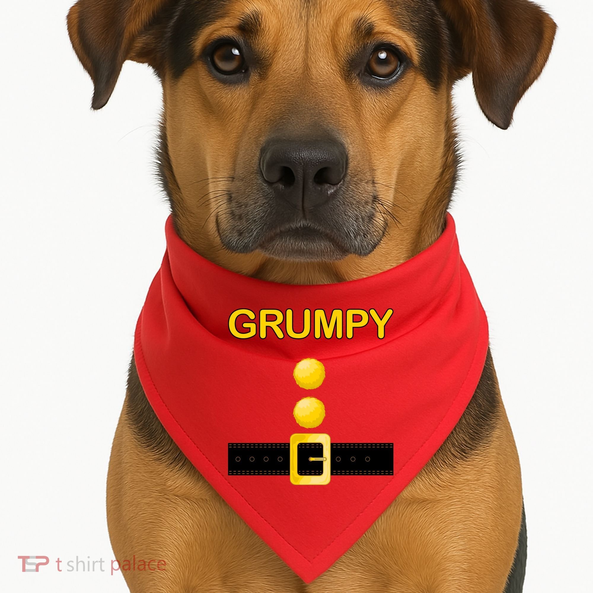 Grumpy Dwarf Costume USA-Made Doggie Bandana