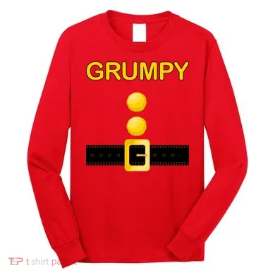 Grumpy Dwarf Costume Long Sleeve Shirt