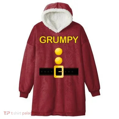 Grumpy Dwarf Costume Hooded Wearable Blanket