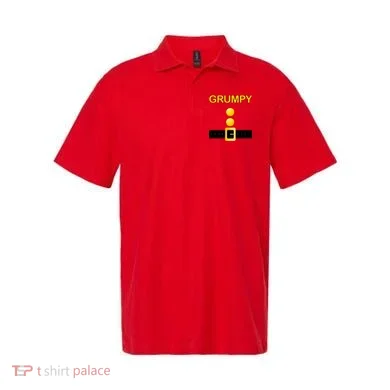 Grumpy Dwarf Costume Polo