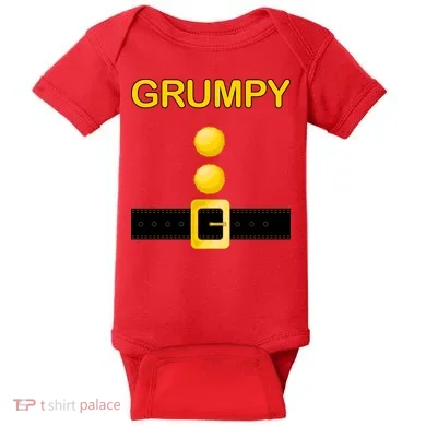 Grumpy Dwarf Costume Baby Bodysuit