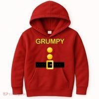 Grumpy Dwarf Costume Kids Hoodie thumb 0