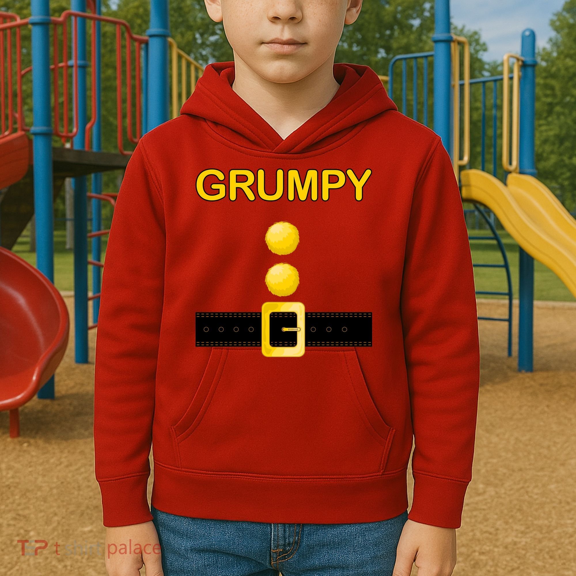 Grumpy Dwarf Costume Kids Hoodie