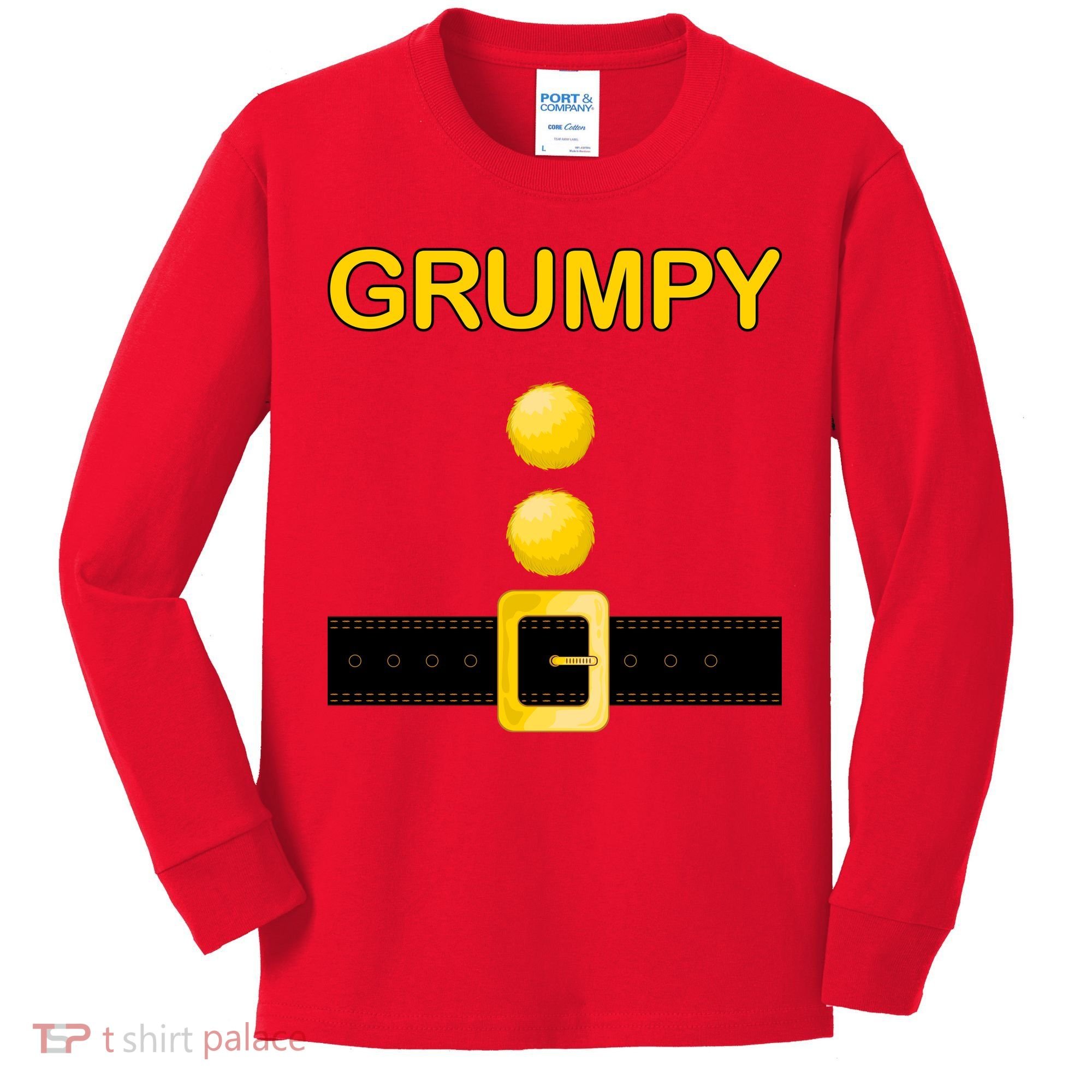 Grumpy Dwarf Costume Kids Long Sleeve Shirt