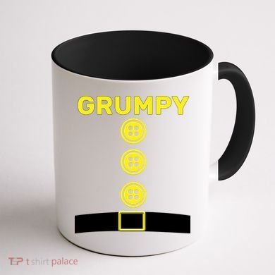 Grumpy Dwarf Halloween Costume  Coffee Mug back